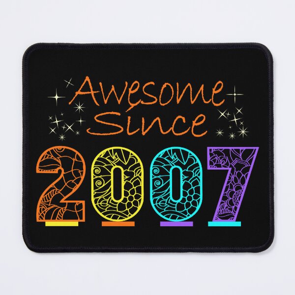 Item preview, Awesome Since 2007 Birthday Gift designed and sold by NumbersFort.