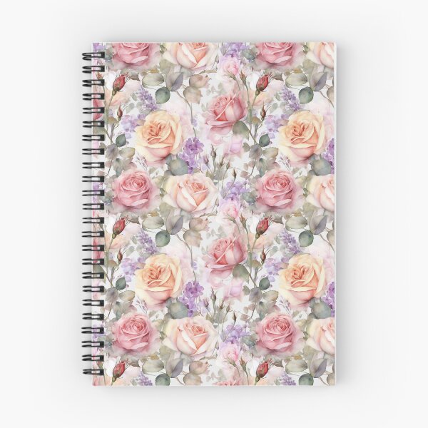 Item preview, Roses and Lavender Floral Pattern designed and sold by sandy3105.