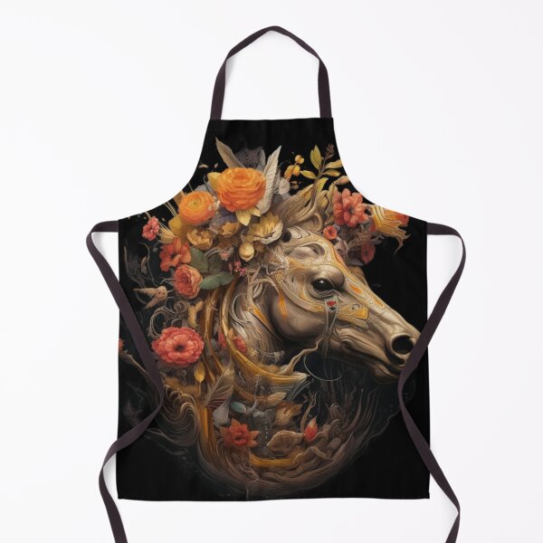Item preview, Horse and Flowers designed and sold by Obsidian Ink by Wilshire.