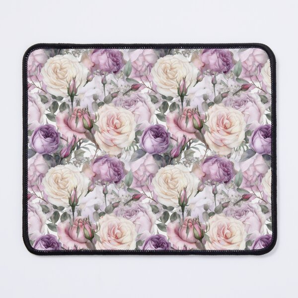 Item preview, Romantic Roses and Lavender Floral Pattern designed and sold by sandy3105.