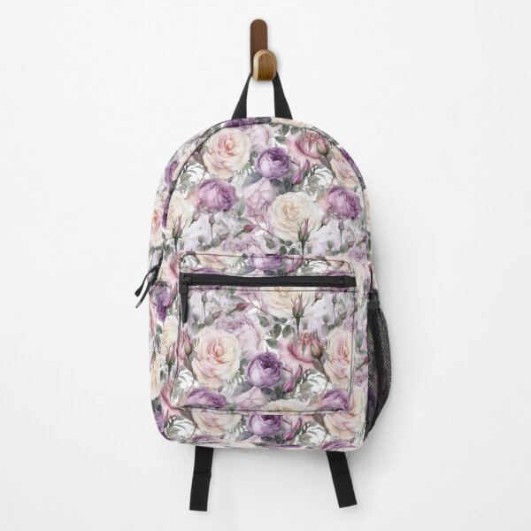 Item preview, Romantic Roses and Lavender Floral Pattern designed and sold by sandy3105.