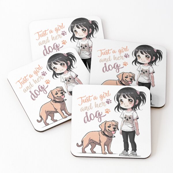 Item preview, Just a girl and her dog   designed and sold by AD Design.