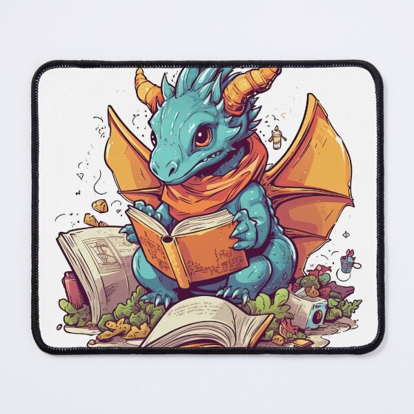 Item preview, DragonReads' Comfy Book Lover Shirt Featuring a Majestic Dragon Reading Furniture Confidential designed and sold by DooodleGod.