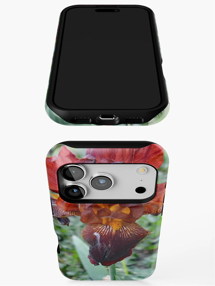 Thumbnail 3 of 4, iPhone Case, Red designed and sold by RabbitHole13.