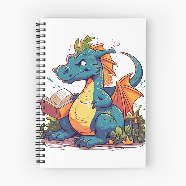 Item preview, DragonLit's Mindful Adventure: Wisdom & Imagination for a Thought-Provoking Reader designed and sold by DooodleGod.