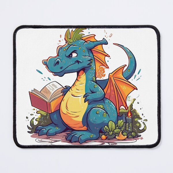 Item preview, DragonLit's Mindful Adventure: Wisdom & Imagination for a Thought-Provoking Reader designed and sold by DooodleGod.