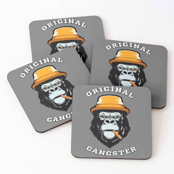 Item preview, Gorilla gangster - (design with transparent background) designed and sold by Gothicpower.