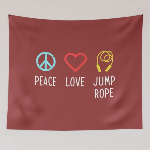 Item preview, Peace Love Jump Rope Jumping Skipping Sports 	 	 	 designed and sold by wrenylzddwf47.