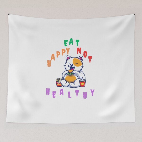 Item preview,   Eat Happy Not Healthy  designed and sold by youfashions.