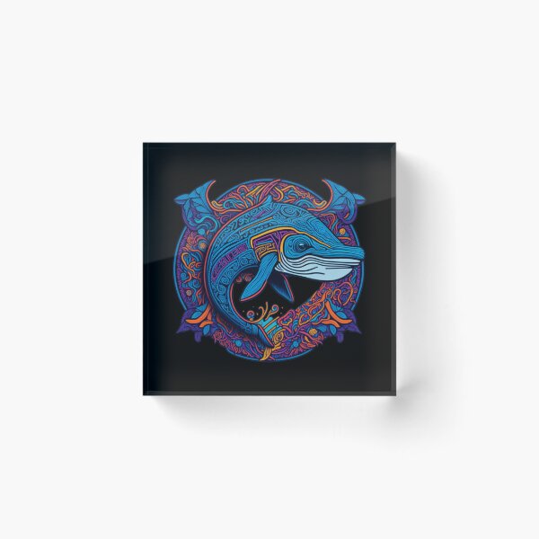 Item preview, blue whale designed and sold by shokA Design.