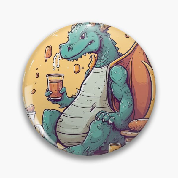 Artikelvorschau, Cozy Atmosphere at the Dragon's Den Bar: Relax with Mythical Beings and Rare Brews entworfen und verkauft von DooodleGod.