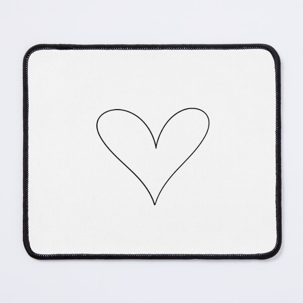 Item preview, minimal black heart designed and sold by lameyadeco.