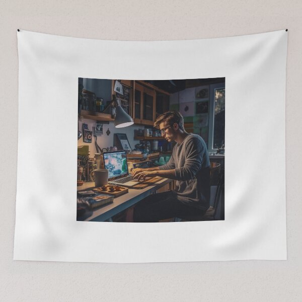 Item preview, Work From Home Virtual Office designed and sold by TheBrainArt.