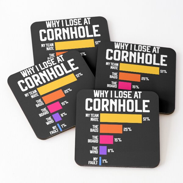 Item preview, Why I Lose at Cornhole Humor Toss Like a Boss designed and sold by grinta2021.