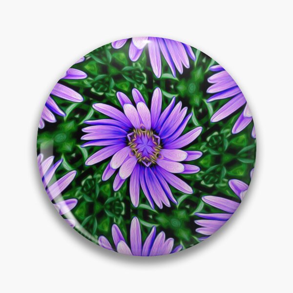 Item preview, Cute Purple Aster Pattern designed and sold by Patternflower.