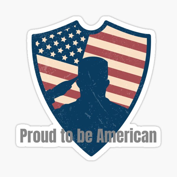 Proud To Be An American Stickers for Sale | Redbubble