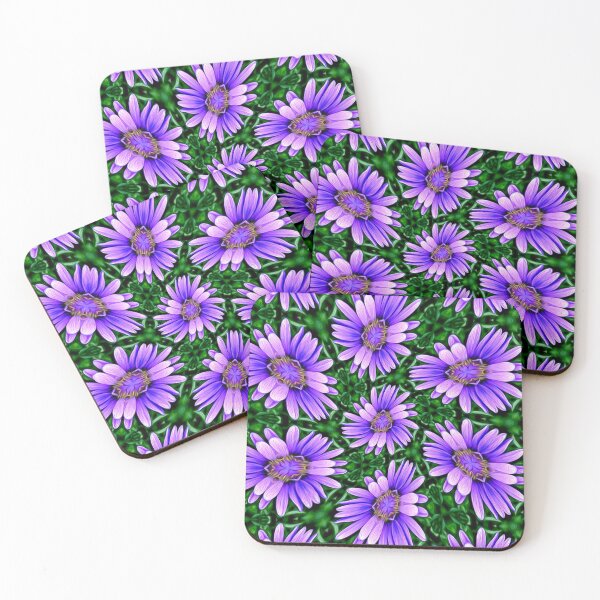 Item preview, Cute Purple Aster Pattern designed and sold by Patternflower.