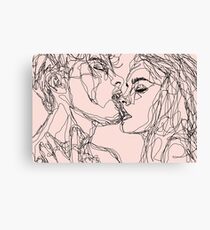 Kiss more often Canvas Print