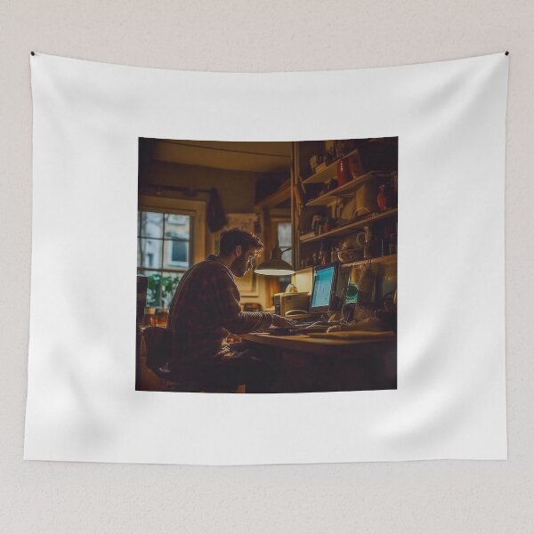 Item preview, Work From Home Virtual Office designed and sold by TheBrainArt.