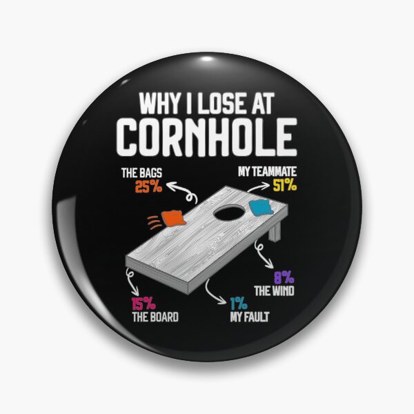 Item preview, Why I Lose at Cornhole Humor Toss Like a Boss designed and sold by grinta2021.