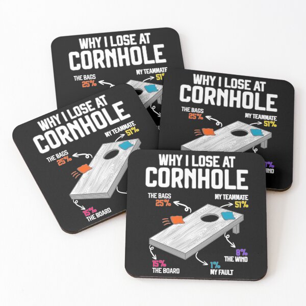 Item preview, Why I Lose at Cornhole Humor Toss Like a Boss designed and sold by grinta2021.