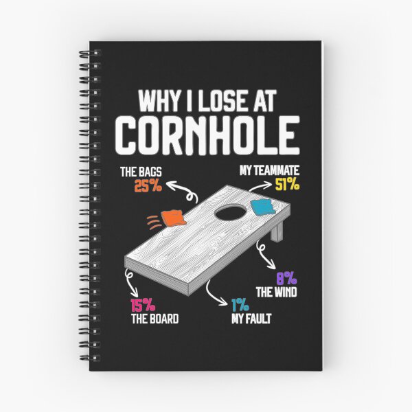 Item preview, Why I Lose at Cornhole Humor Toss Like a Boss designed and sold by grinta2021.