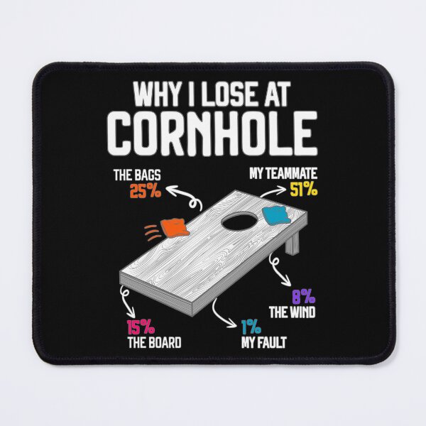 Item preview, Why I Lose at Cornhole Humor Toss Like a Boss designed and sold by grinta2021.