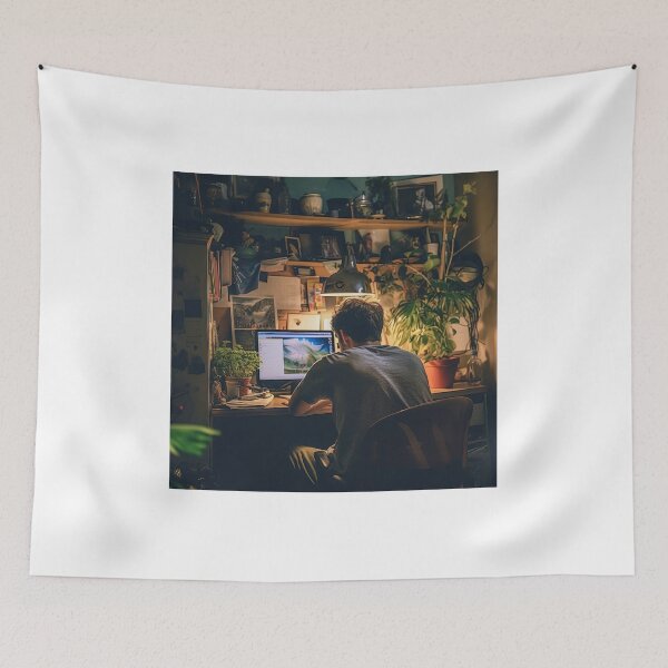 Item preview, Work From Home Virtual Office designed and sold by TheBrainArt.