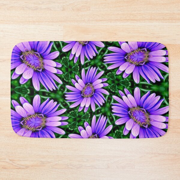 Item preview, Cute Purple Aster Pattern designed and sold by Patternflower.