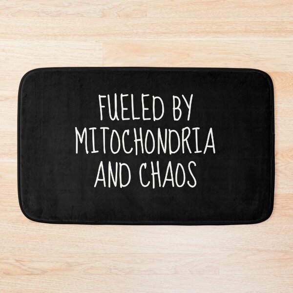 Item preview, Fueled by Mitochondria and Chaos | Embracing Science and Creativity designed and sold by TshirtWing.