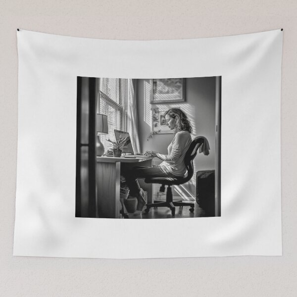 Item preview, Work From Home Virtual Office designed and sold by TheBrainArt.