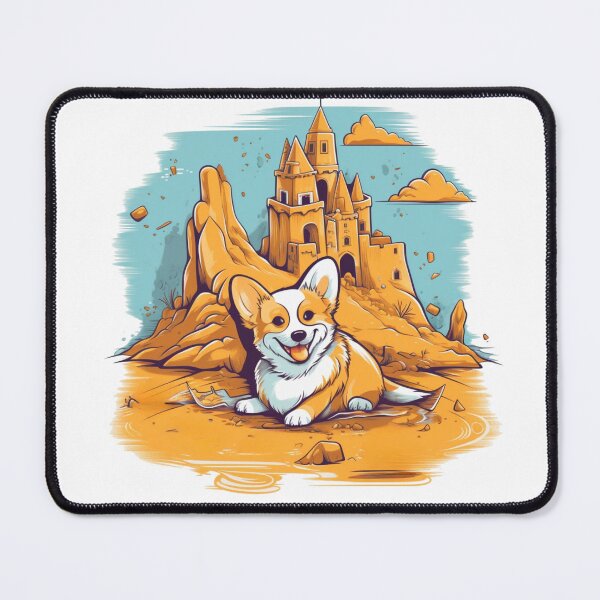 Item preview, Canine Castles - Corgi designed and sold by HitsTheWaves.