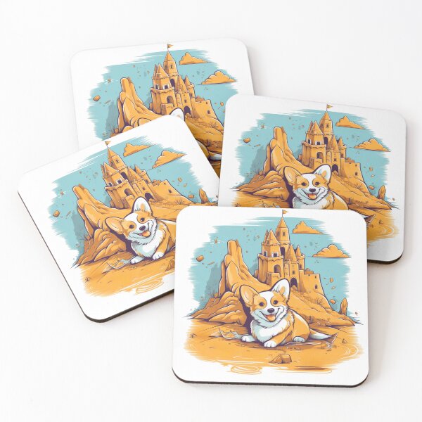 Item preview, Canine Castles - Corgi designed and sold by HitsTheWaves.