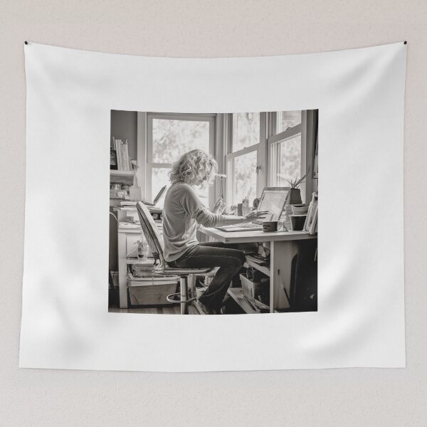 Item preview, Work From Home Virtual Office designed and sold by TheBrainArt.