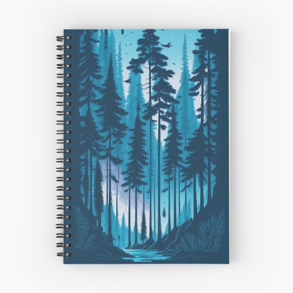 Item preview, Kopie von A pine forest landscape magical, enchanted, fairy tail designed and sold by craftyartsdigi.
