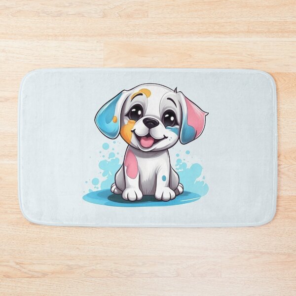 Item preview, Smiling Abstract Dog Puppy - Cute Dog Paint - Little Dog Print - Gift Idea - Abstract painting - ErSa Solutions designed and sold by ErSaSolutions.