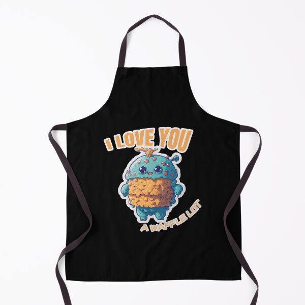 Item preview, I Love You A Waffle Lot Waffle Monster designed and sold by amenwolf.