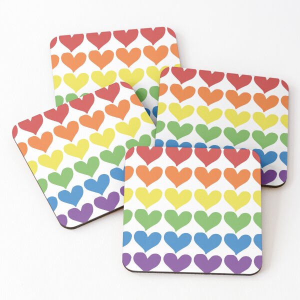 Item preview, Pride Hearts Rainbow designed and sold by Digital Bulldog.
