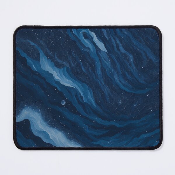 Item preview, Serene Starry Ocean | The Tranquil Fusion of Sea and Stars designed and sold by Polariszero.