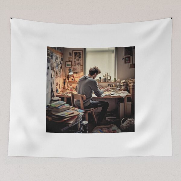 Item preview, Work From Home Virtual Office designed and sold by TheBrainArt.