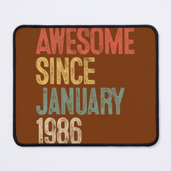 Item preview, 36th Birthday 	 Awesome Since January 1986 36 Year Old 		 designed and sold by abtaijnjjg43.