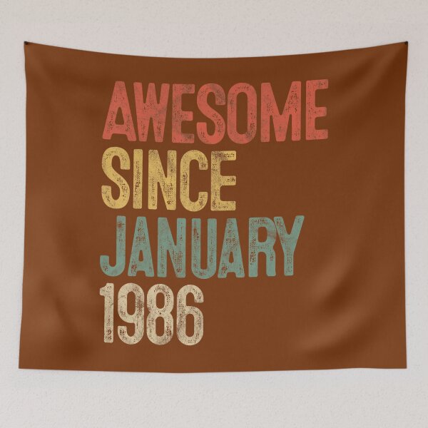 Item preview, 36th Birthday 	 Awesome Since January 1986 36 Year Old 		 designed and sold by abtaijnjjg43.