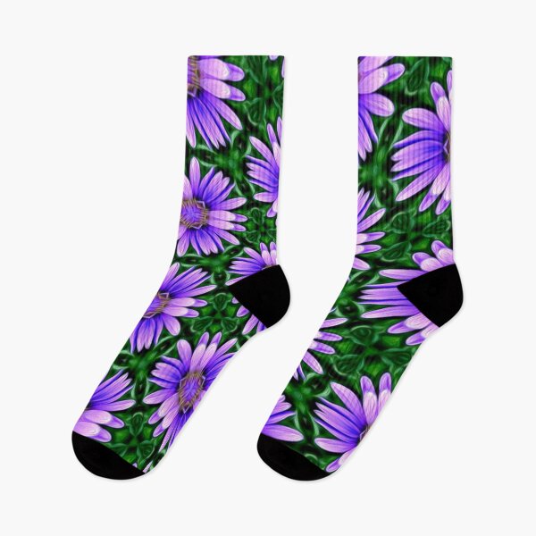 Item preview, Cute Purple Aster Pattern designed and sold by Patternflower.