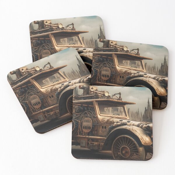 Item preview, Steampunk on the street of post-apocalyptic city 2 designed and sold by Art by Lilia.