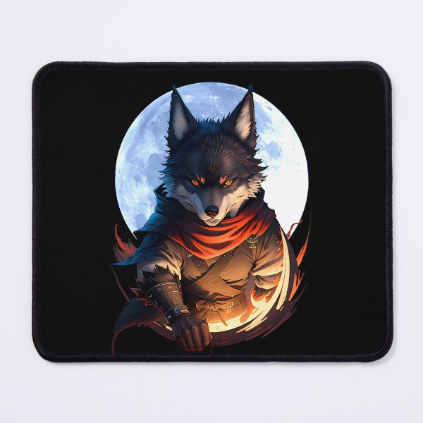 Item preview, Ninja wolf - digital art (Design with transparent background) designed and sold by Gothicpower.