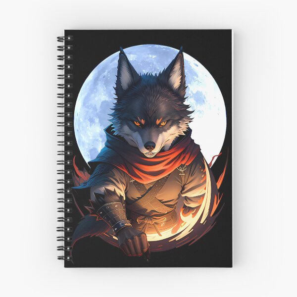Item preview, Lobo ninja - arte digital (Diseño con fondo transparente )  designed and sold by Gothicpower.