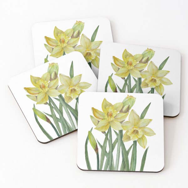 Item preview, Watercolour Daffodils Botanical Illustration designed and sold by Farida Greenfield.