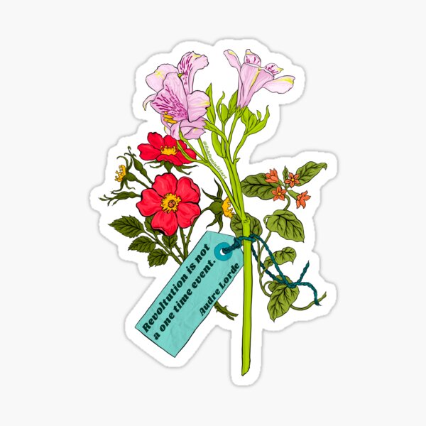 Item preview, Revolution Is Not A One Time Event, Audre Lorde designed and sold by fabfeminist.