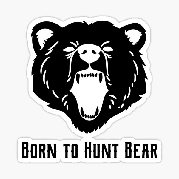 Bear Hunting Stickers for Sale