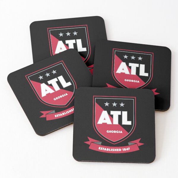 Atlanta Falcons Holographic Coaster Set For Sale